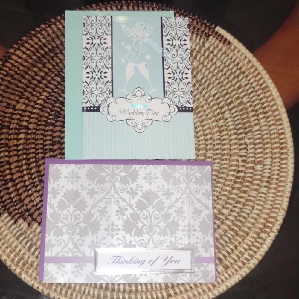2 Greeting Cards - Celebration NEW